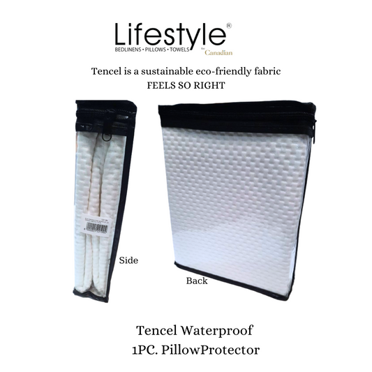TENCEL 1PC WATERPROOF PILLOW PROTECTOR Lifestyle by Canadian