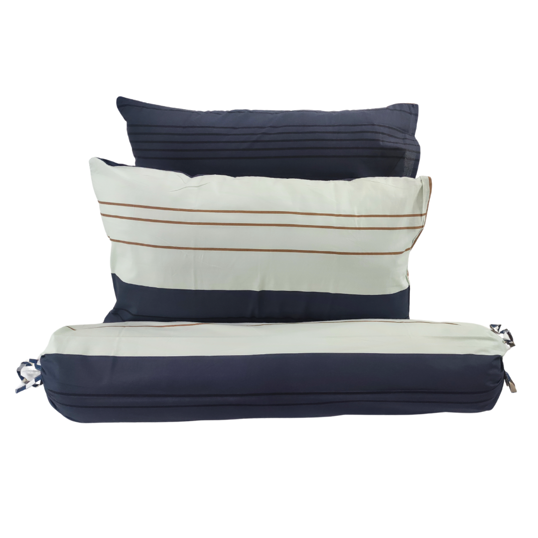 3PC Bedsheet Set (King) | 100% Cotton (Design 5) Bronze/Black Lifestyle by Canadian