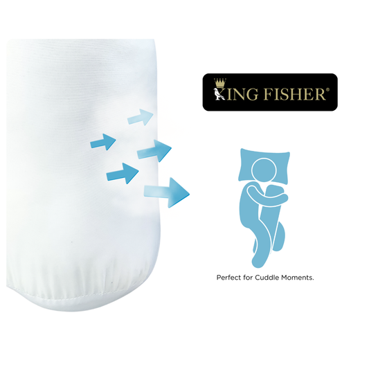 Bolster Pillow - Kingfisher I Huggable Pillow Lifestyle by Canadian