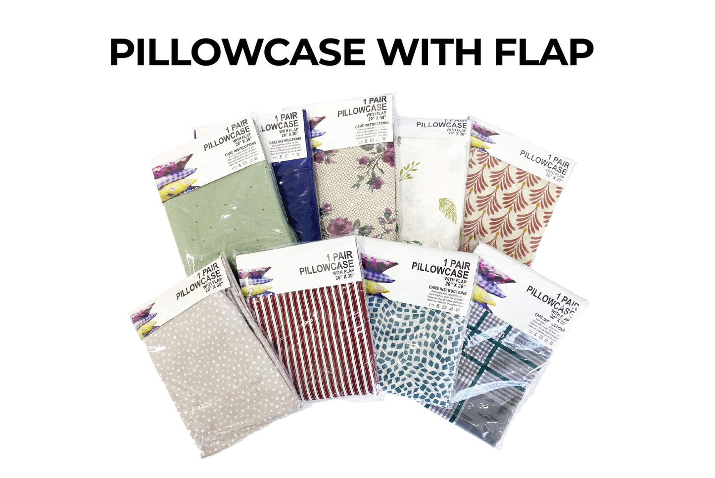 Pillowcase 20x30' Pair w/ Flap Lifestyle by Canadian