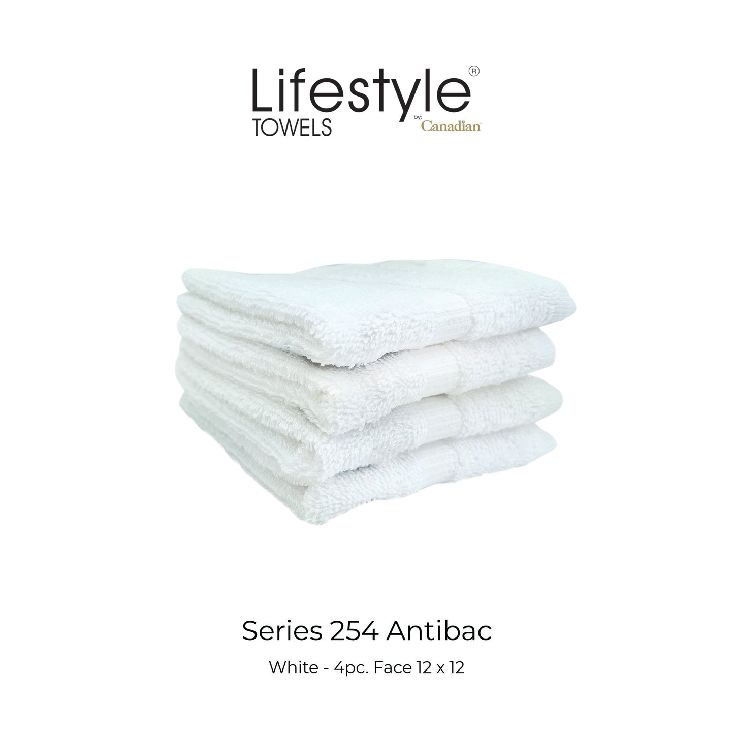 LifestylebyCanadian 254 Antibac Towel (Bath 25x50/Fingertip 12x20/Face 12x12) Lifestyle by Canadian
