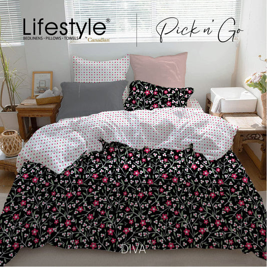 Lifestyle Pick n Go BEDSHEET Easy Care - Diva Lifestyle by Canadian