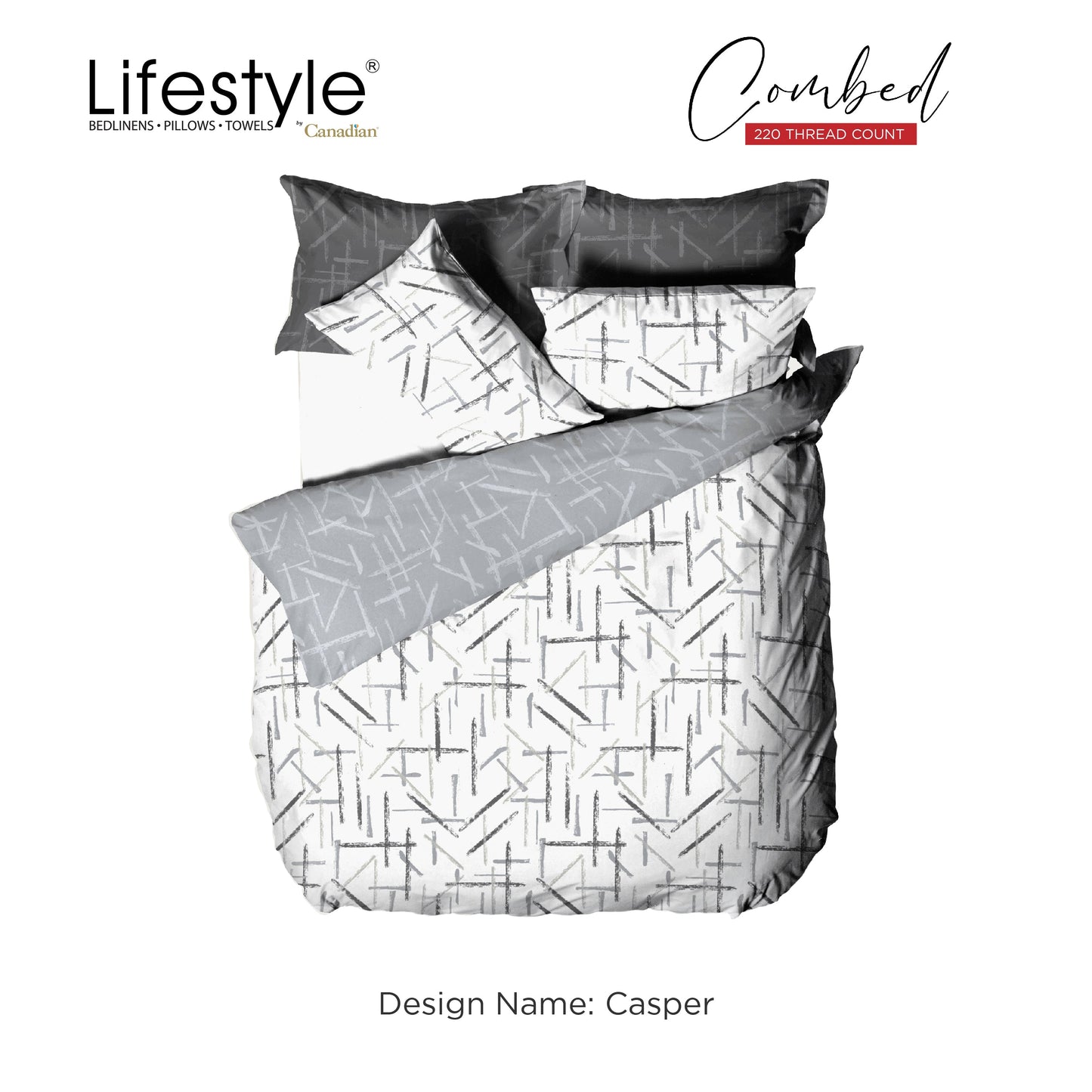 Lifestyle T220 Combed-Design Name: Casper Lifestyle by Canadian