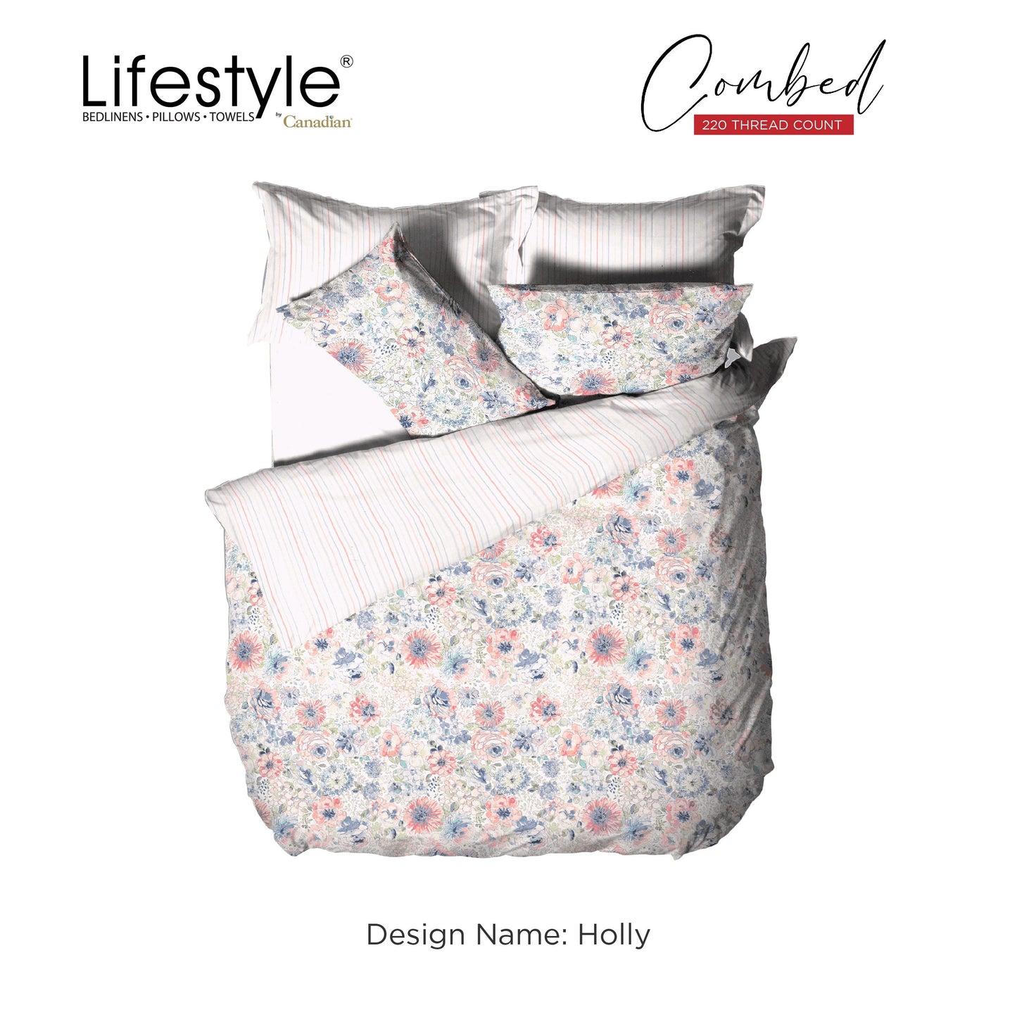 Lifestyle T220 Combed-Design Name: Holly Lifestyle by Canadian