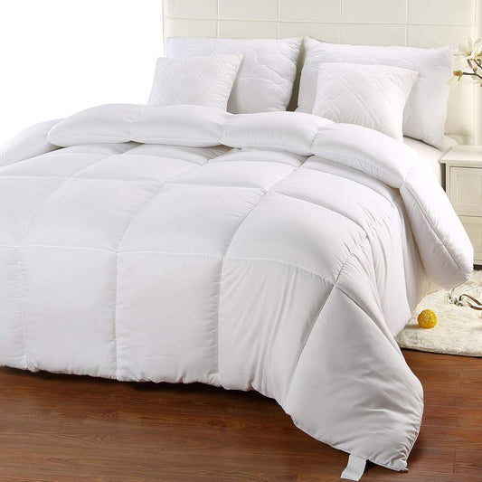 Light Budget Comforter Cotton rich Special Offer Plain White Lifestyle by Canadian