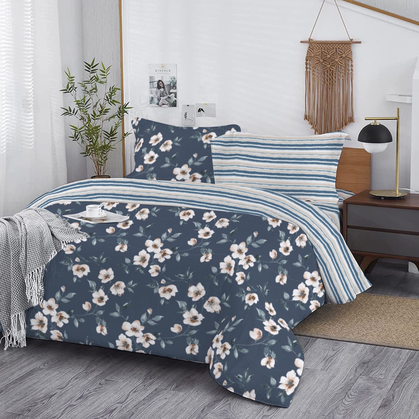 Lifestyle Sateen 100% Cotton Bedsheet Set- ERIN Lifestyle by Canadian