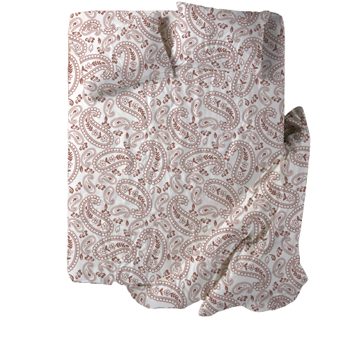 Modern Linen 100% Brushed Microfiber: 3PC.SET(Fittedsheet&2pillowcase) Lifestyle by Canadian