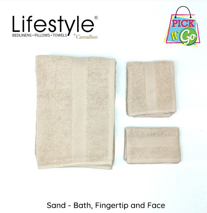 LifestylebyCanadian 69-2 Pick Go Towel (Bath,Figertip,Face) Lifestyle by Canadian