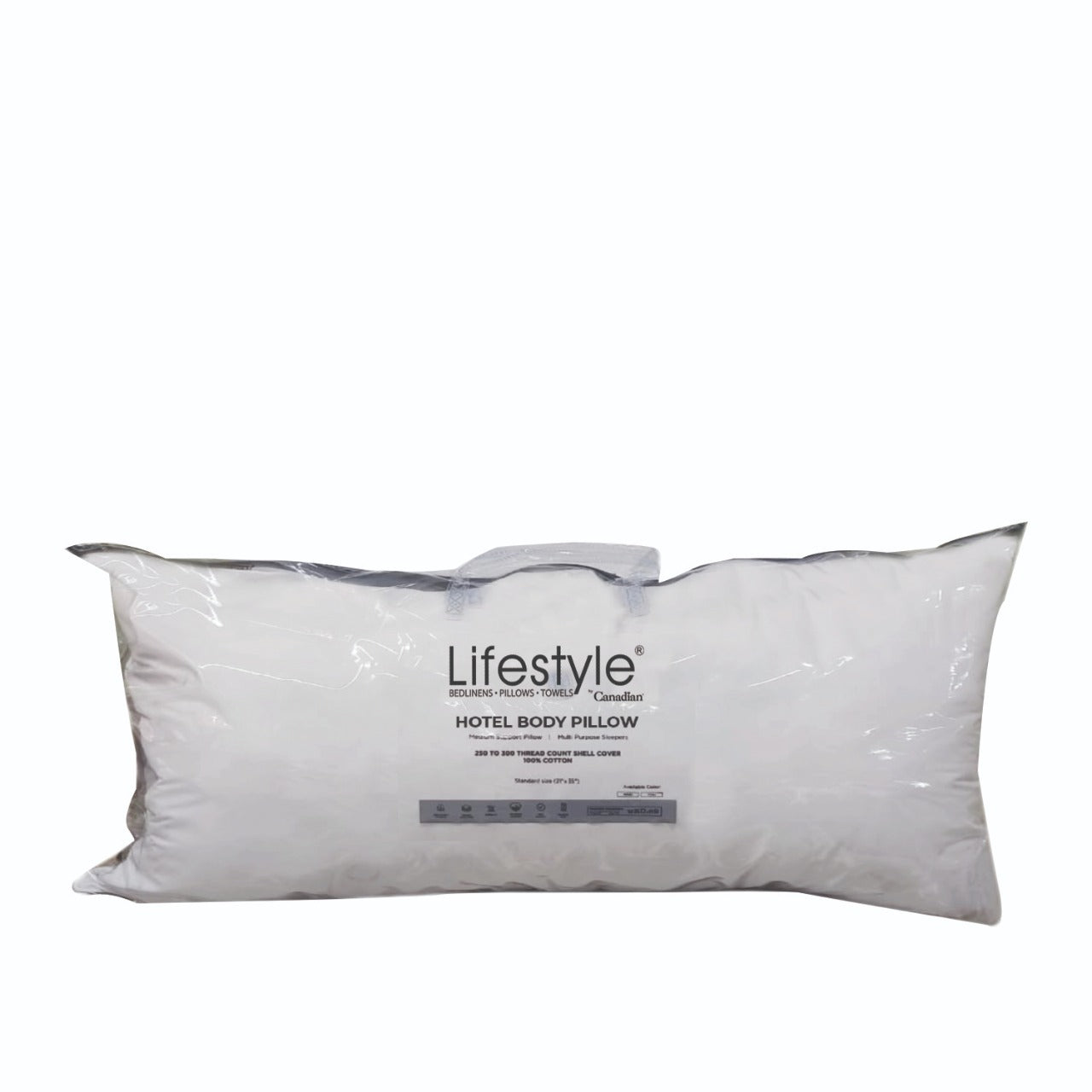 Hotel Body Pillows - 300 Thread Count Cover I HUGGABLE PILLOW Lifestyle by Canadian