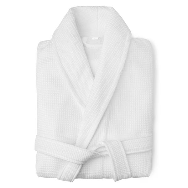 Poly Waffle Bath robe Lifestyle by Canadian