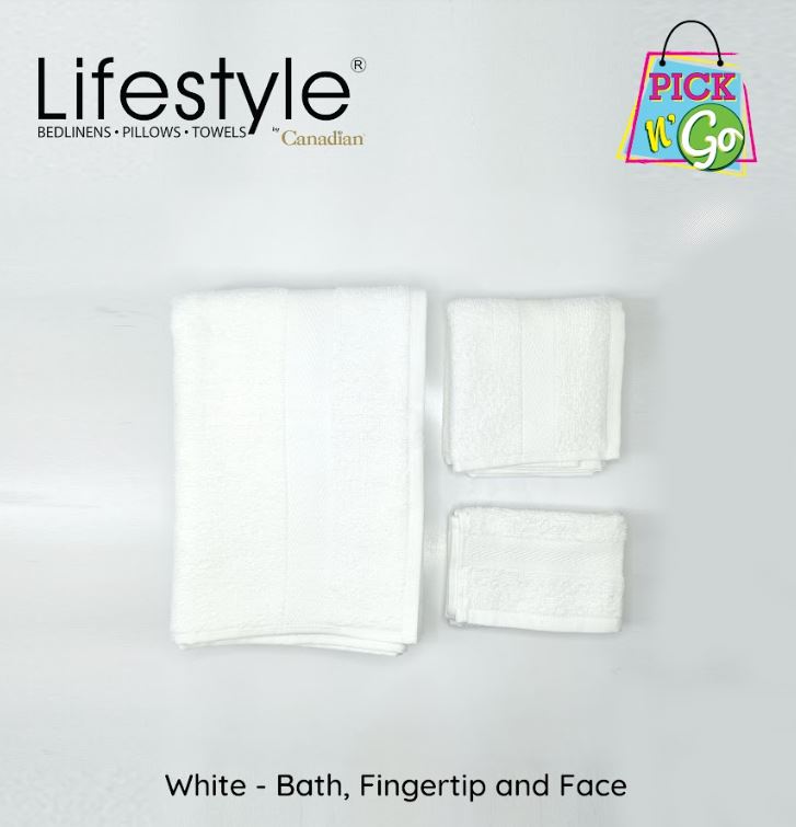 LifestylebyCanadian 69-2 Pick Go Towel (Bath,Figertip,Face) Lifestyle by Canadian