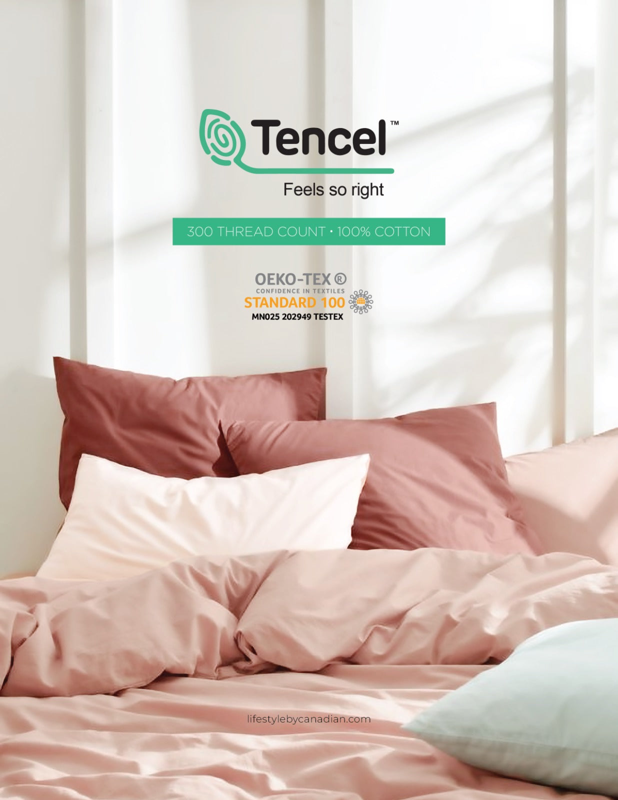 T300 Tencel Bedsheet " Feels so Right"