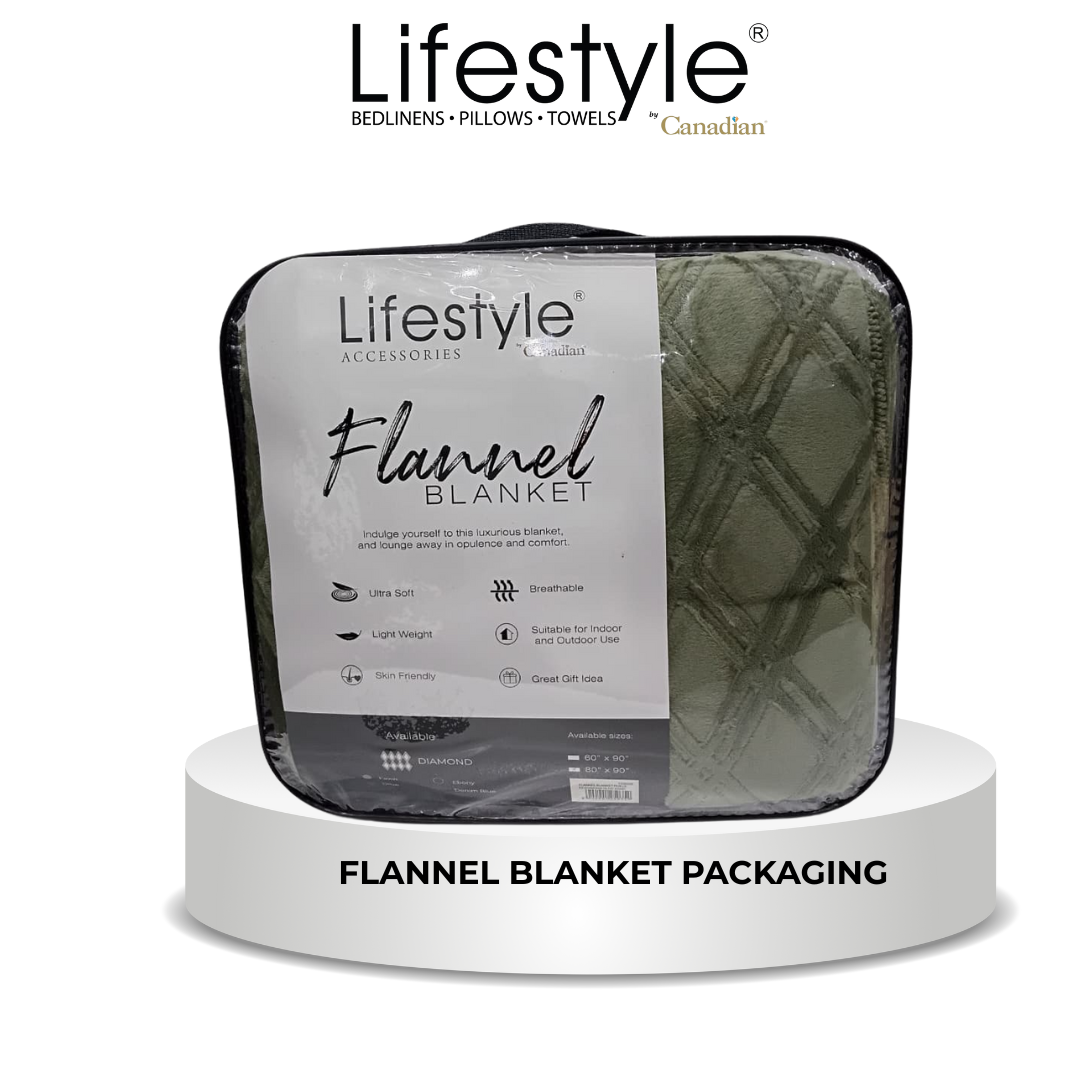 Super Soft Flannel Blanket | Ultra Soft: Flannel I Diamond Lifestyle by Canadian