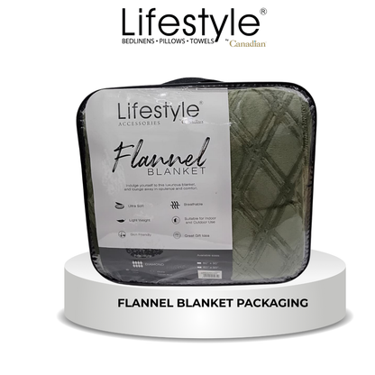 Super Soft Flannel Blanket | Ultra Soft: Flannel I Diamond Lifestyle by Canadian