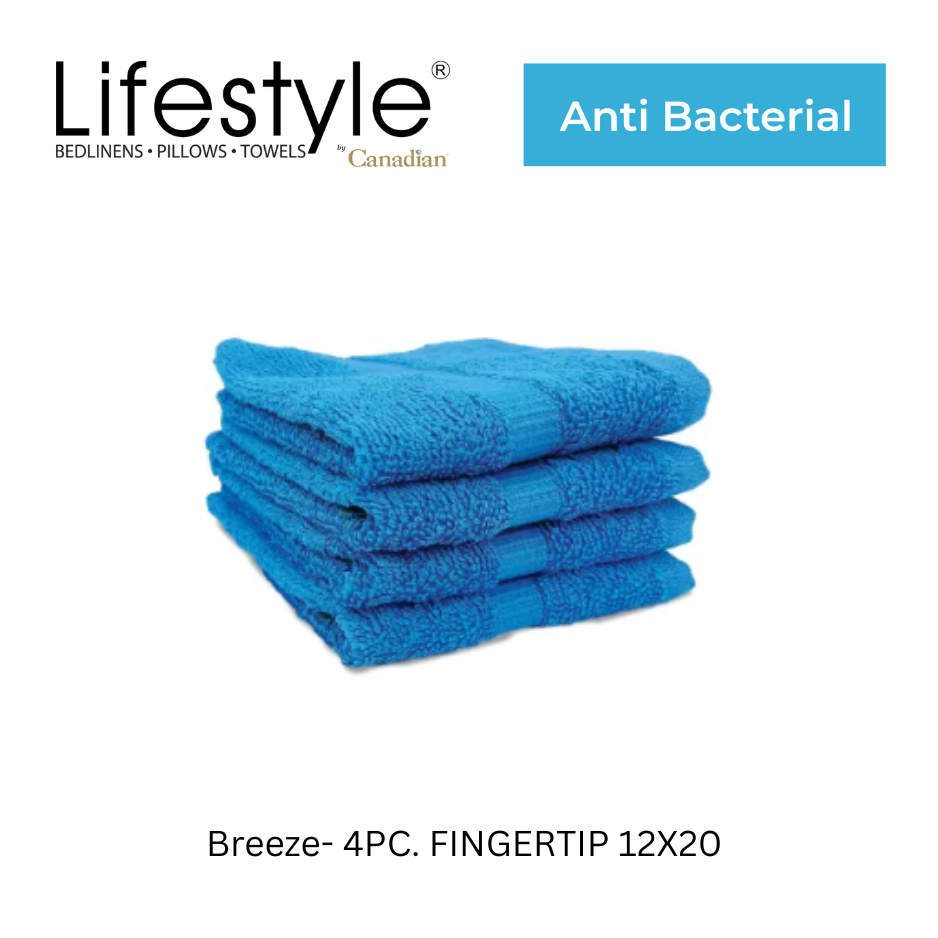 Antibac  100% Cotton Towel Bath I Fingertip I Face  I Lifestyle by Canadian #254