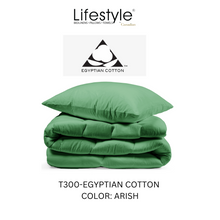 Load image into Gallery viewer, Lifestyle by Canadian T300-EGYPTIAN COTTON BEDSHEET
