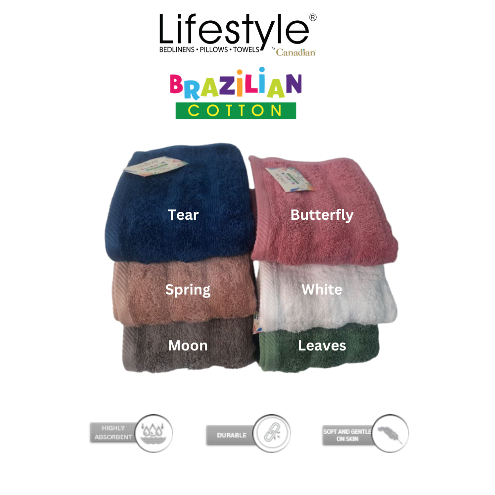 LifestylebyCanadian Brazilian Cotton Towel