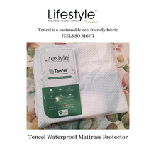 Load image into Gallery viewer, TENCEL 1PC WATERPROOF PILLOW PROTECTOR
