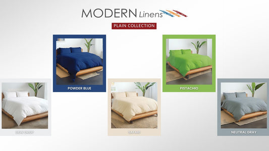 3PC BEDSHEET SET I EASY CARE I Microfiber I Modern Linen 100% Design: Plain