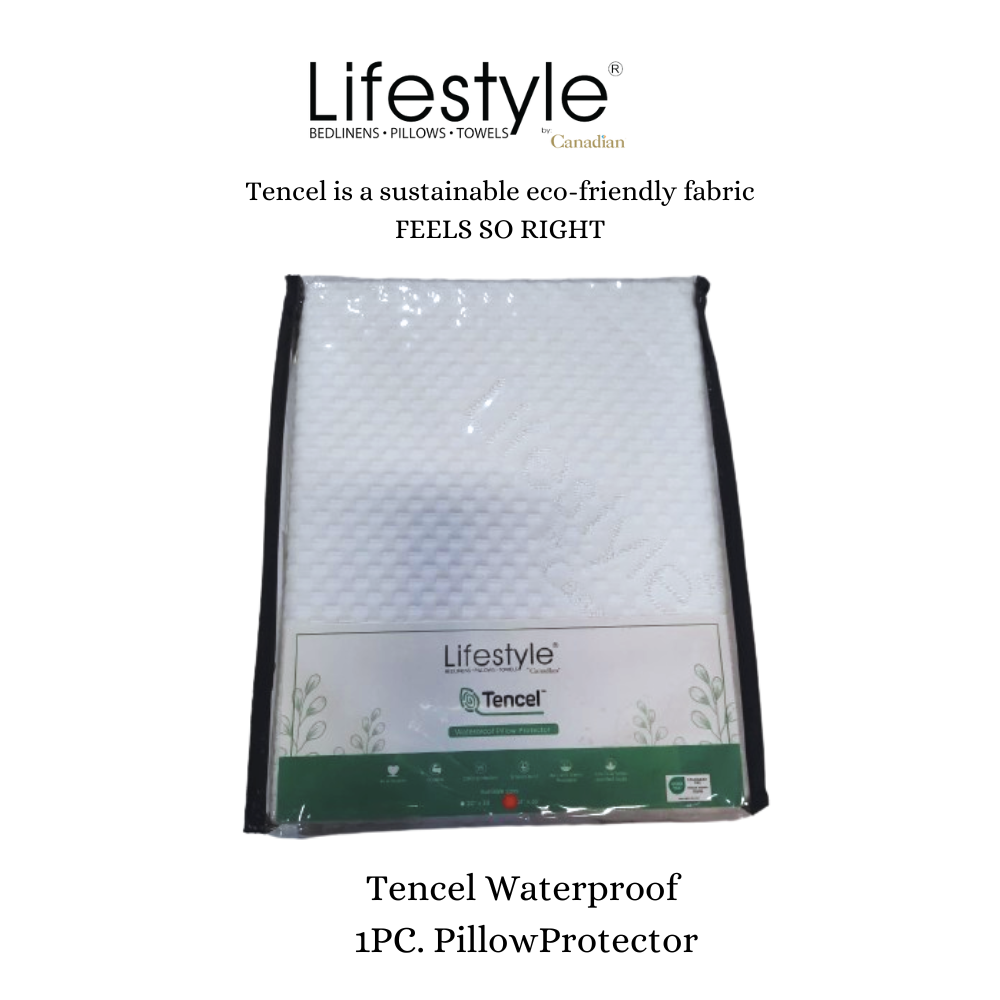 TENCEL 1PC WATERPROOF PILLOW PROTECTOR Lifestyle by Canadian