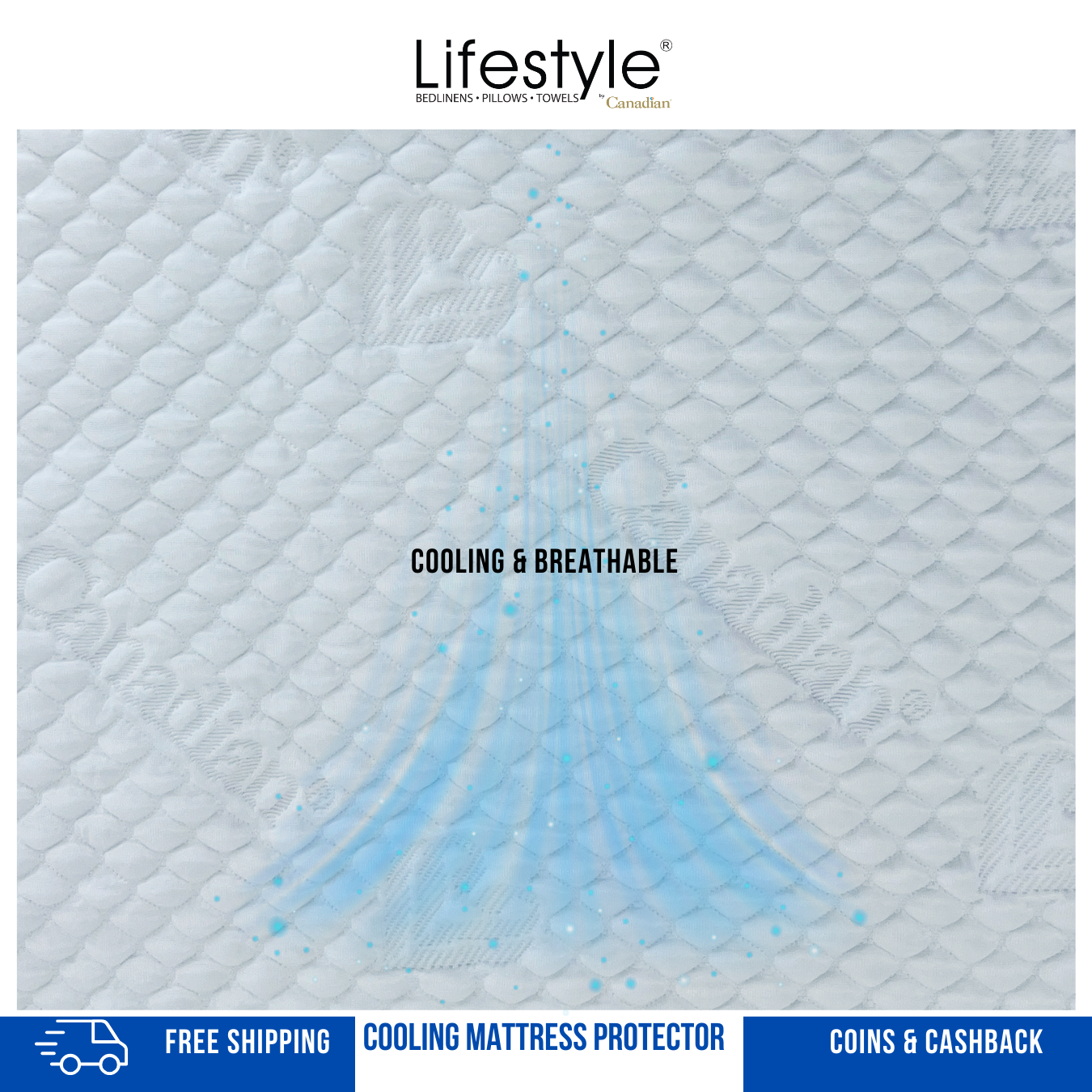 COOLING WATERPROOF MATTRESS PROTECTOR Lifestyle by Canadian Accessories Lifestyle by Canadian