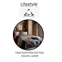 Load image into Gallery viewer, Lifestyle by Canadian T300-EGYPTIAN COTTON BEDSHEET
