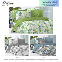 Load image into Gallery viewer, Lifestyle by Canadian Sateen 100% Cotton Bedsheet Set- Arden
