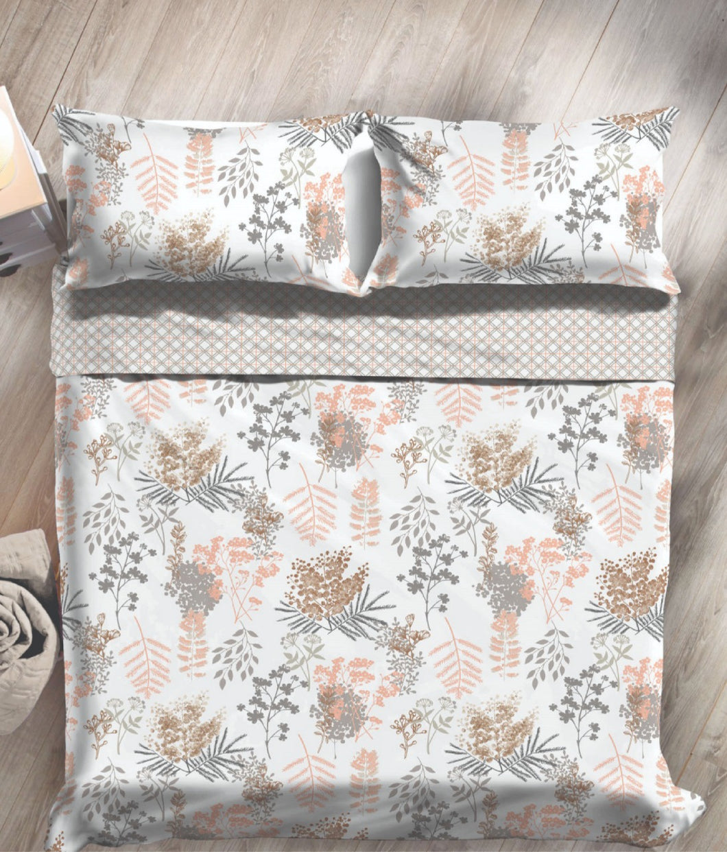 Lifestyle Premium Collection T300 Bedsheet Set / Comforter (Camellia)