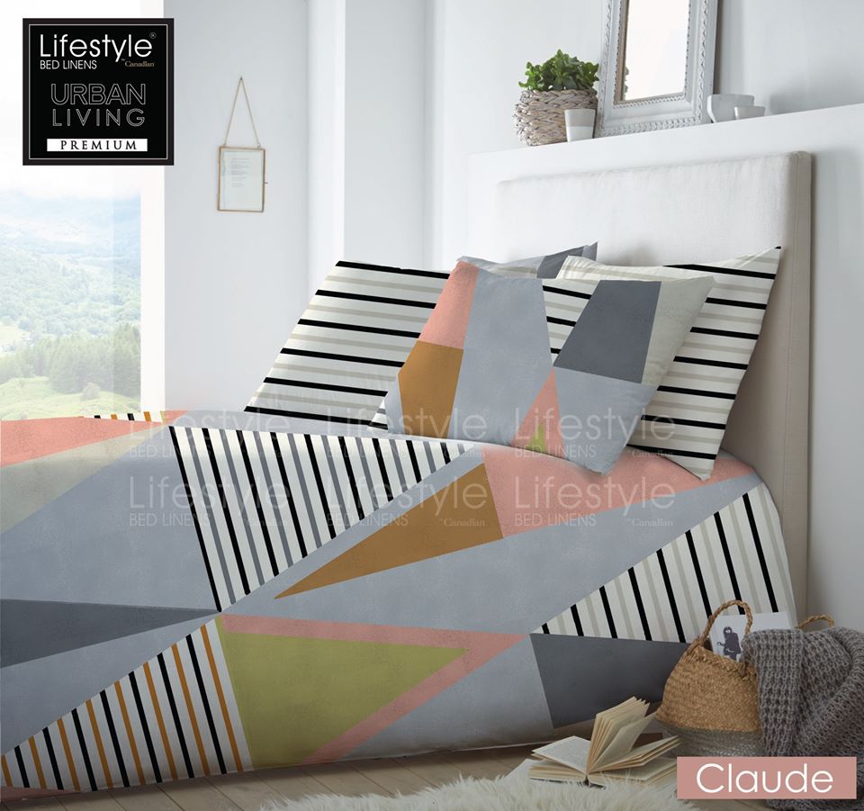 Lifestyle Premium Collection T300 Bedsheet Set / Comforter (Claude)