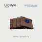 PREMIUM TOWEL I USA 100% Cotton Towel I Lifestyle by Canadian I 4pc. Fingertip 12x20' (1111)