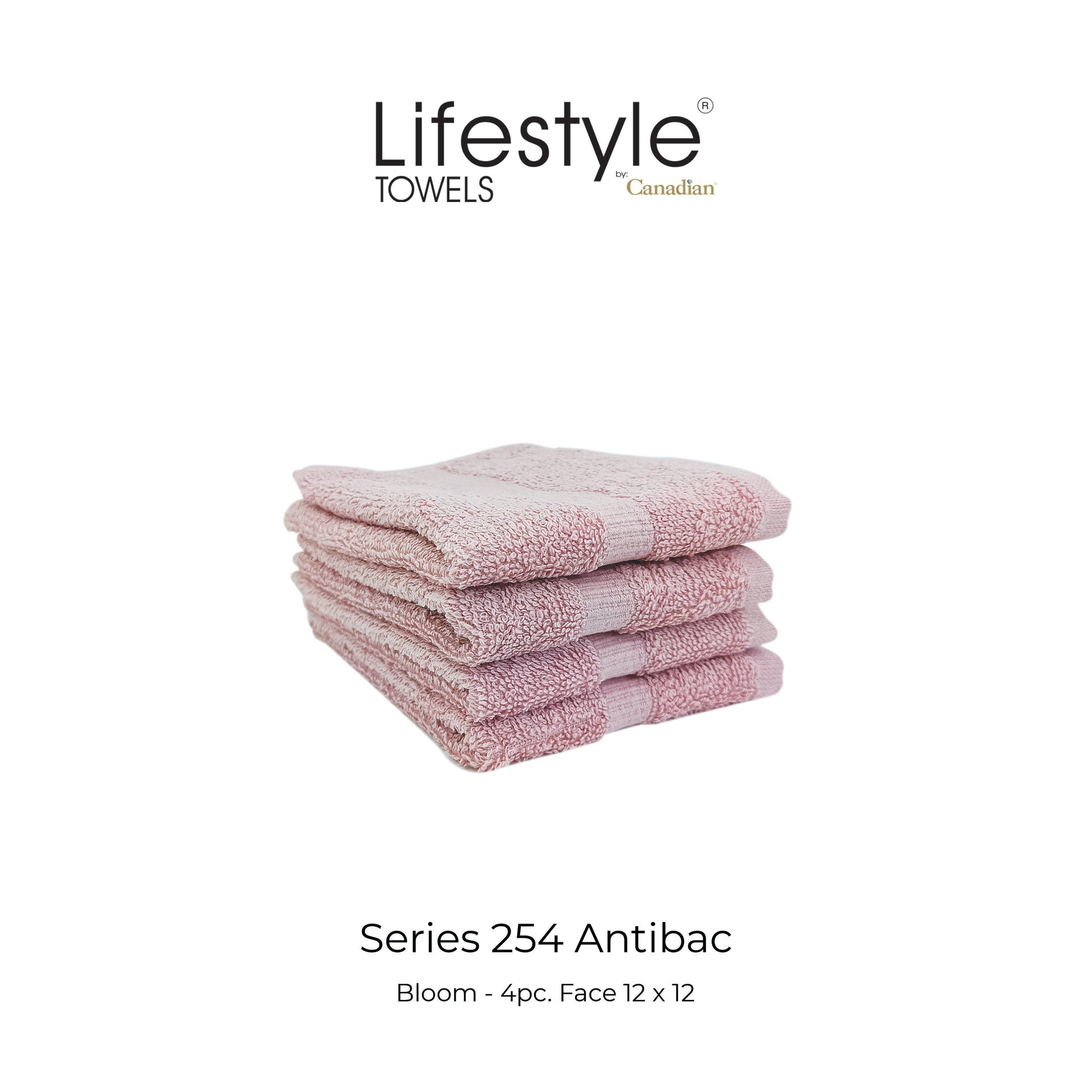 Antibac Towel Lifestyle by Canadian 254 (Bath 25x50/Fingertip 12x20/Face 12x12) Lifestyle by Canadian