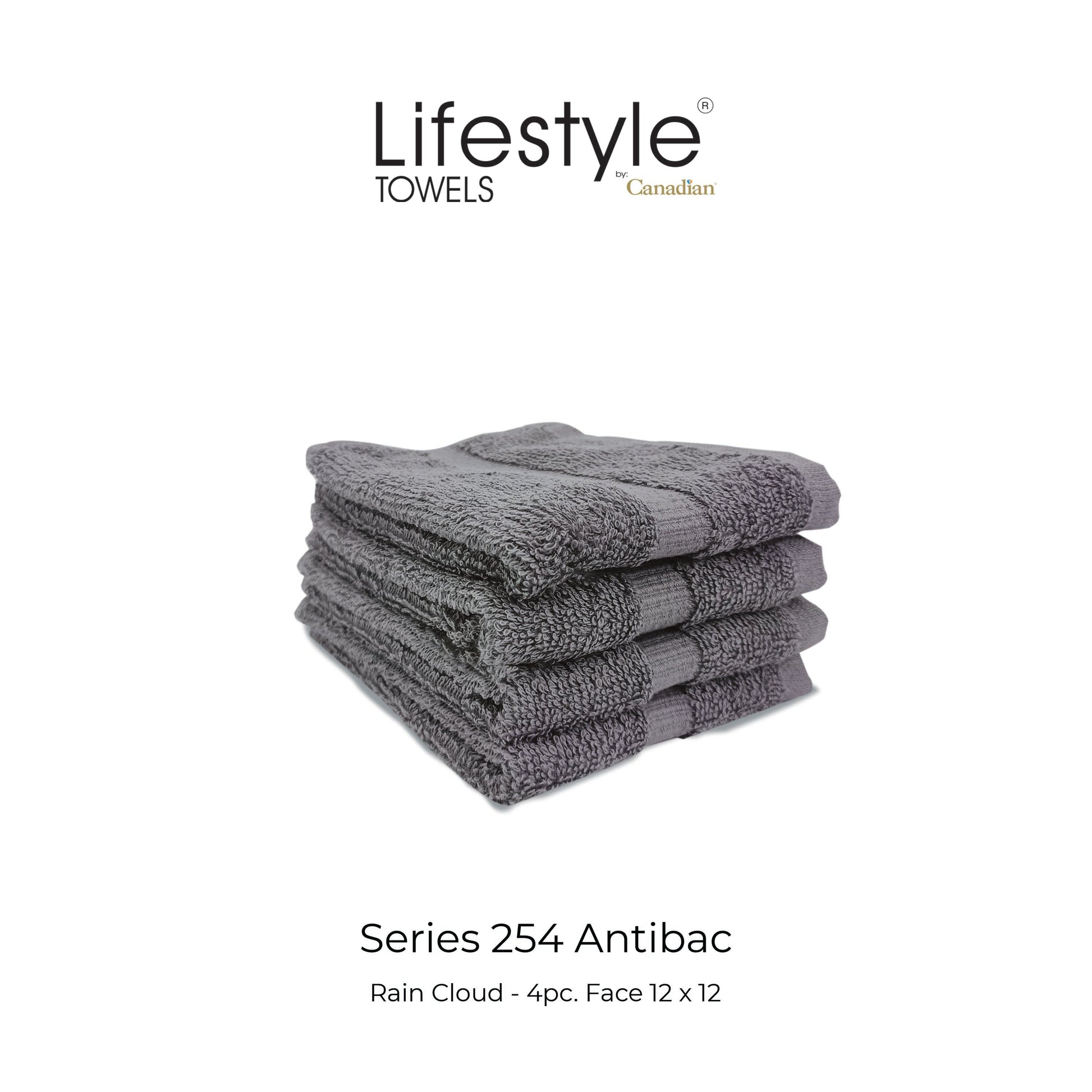 Antibac Towel Lifestyle by Canadian 254 (Bath 25x50/Fingertip 12x20/Face 12x12) Lifestyle by Canadian