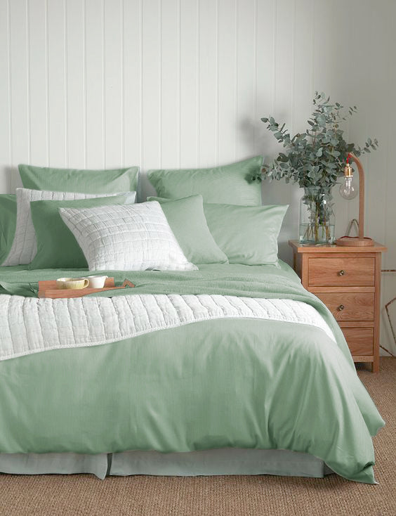 Lifestyle USA 300Thread Count Cotton Bedsheet Set_PLain- Laurel Lifestyle by Canadian