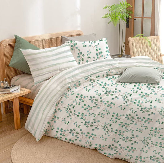 4PC I 3PC I COMFORTER I DUVET COVER BEDSHEET USA COTTON 300TC I Design: MADISON