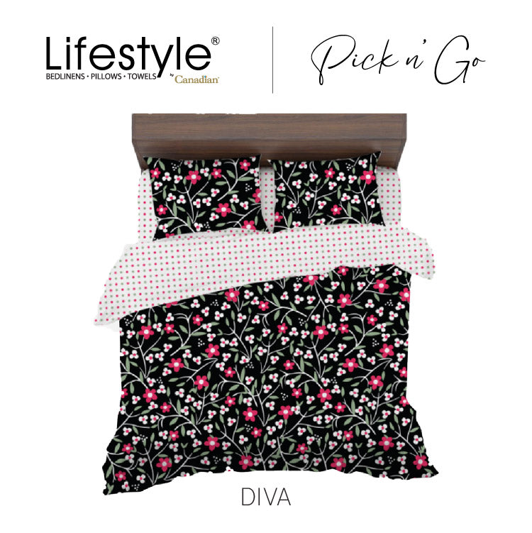 Lifestyle Pick n Go BEDSHEET Easy Care - Diva Lifestyle by Canadian