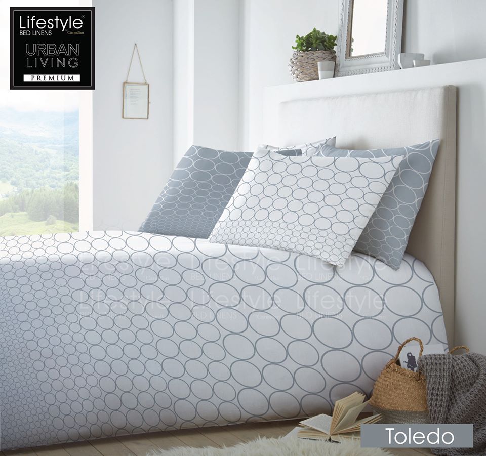 Lifestyle Premium Collection T300 Bedsheet Set / Comforter (Toledo)