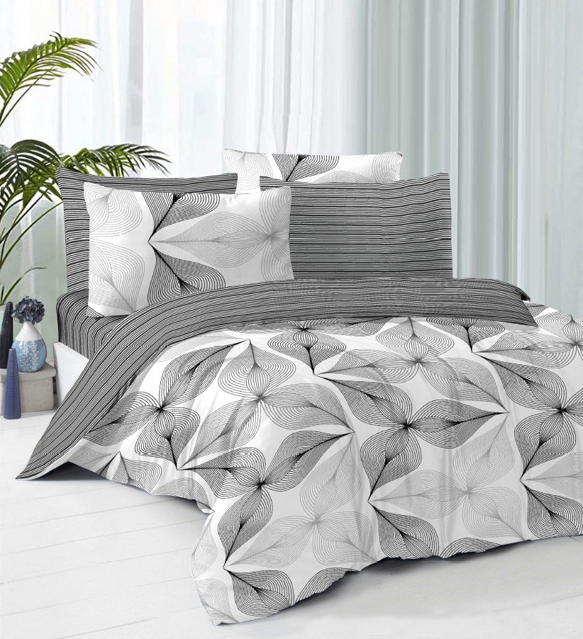 Lifestyle by Canadian Sateen 100% Cotton Bedsheet Set- Rene Lifestyle by Canadian