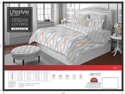 Premium 300 Thread Count Bedsheet Set | Basel Lifestyle by Canadian