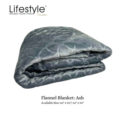 Lifestyle by Canadian Flannel Fleece Blanket Mermaid Lifestyle by Canadian