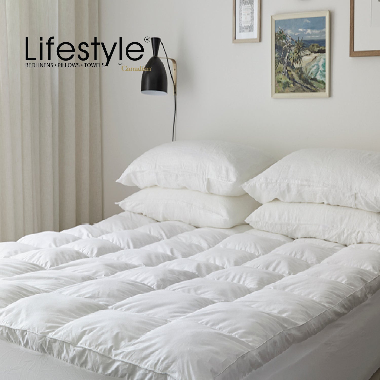 Lifestyle by Canadian Mattress Topper Lifestyle by Canadian