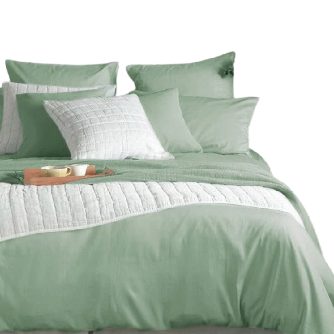 Lifestyle USA 300Thread Count Cotton Bedsheet Set_PLain- Laurel Lifestyle by Canadian