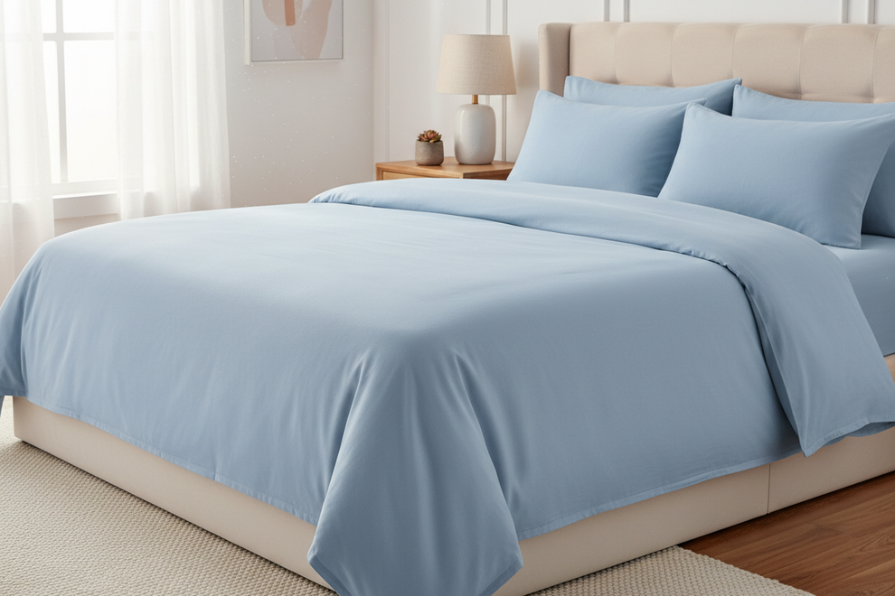 3PC BEDSHEET SET I EASY CARE I Microfiber I Modern Linen 100% Design ...