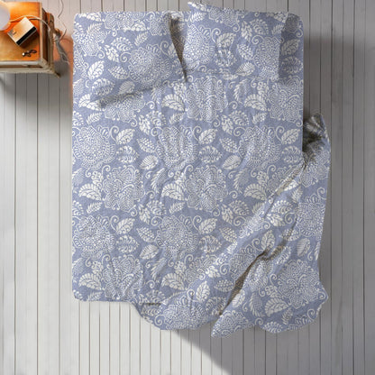 Modern Linen 100% Brushed Microfiber: 3PC.SET(Fittedsheet&2pillowcase) Lifestyle by Canadian