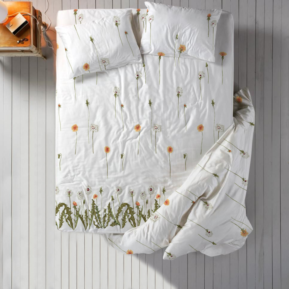 Modern Linen 100% Brushed Microfiber: 3PC.SET(Fittedsheet&2pillowcase) Lifestyle by Canadian