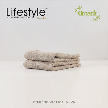 Organic Cotton Towels I Lifestyle by Canadian I (2pc.Bath)(2pc.Hand)(4pc.Face) #242 Lifestyle by Canadian