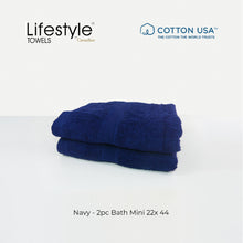 Load image into Gallery viewer, USA COTTON SUPER ABSORBENT TOWEL  2PC. BATH TOWEL SET ( 1111 )
