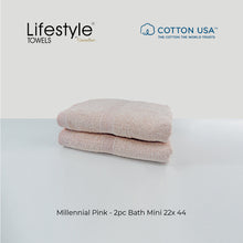 Load image into Gallery viewer, USA COTTON SUPER ABSORBENT TOWEL  2PC. BATH TOWEL SET ( 1111 )
