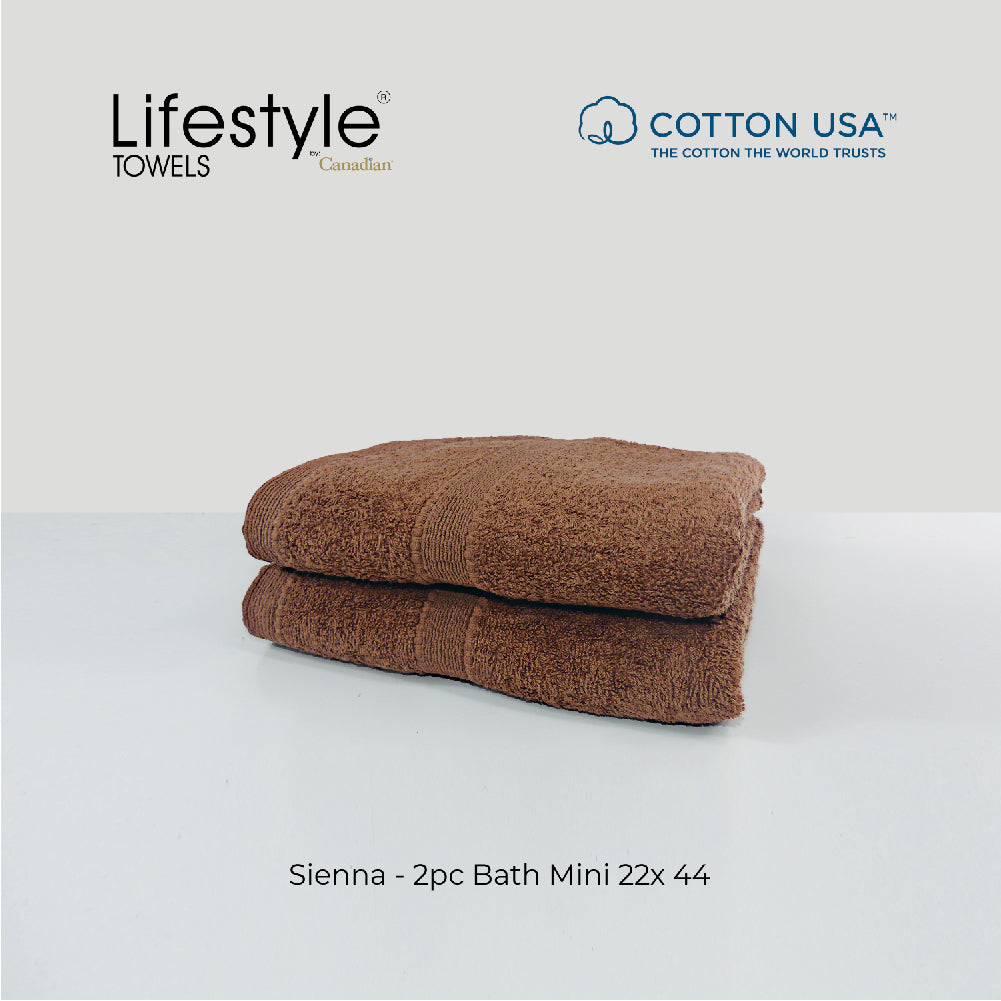 USA COTTON SUPER ABSORBENT TOWEL  2PC. BATH TOWEL SET ( 1111 ) Lifestyle by Canadian