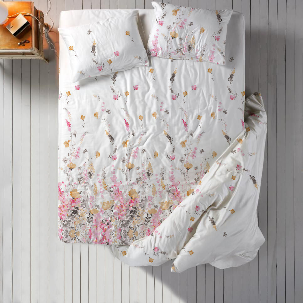 Modern Linen 100% Brushed Microfiber: 3PC.SET(Fittedsheet&2pillowcase) Lifestyle by Canadian