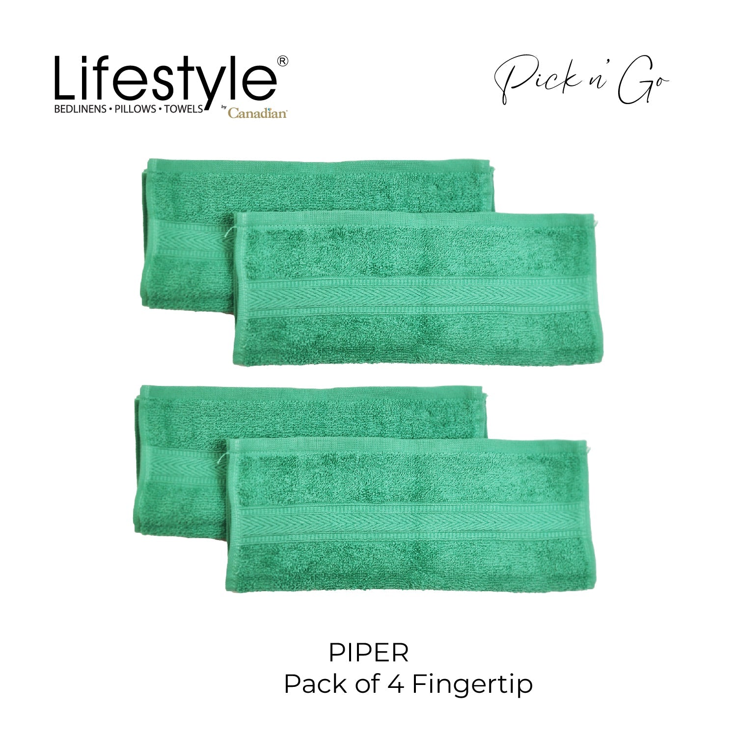 LifestylebyCanadian 88-2 Pick N Go Towel (2PCBath,4PCFigertip,4PCFace) Lifestyle by Canadian